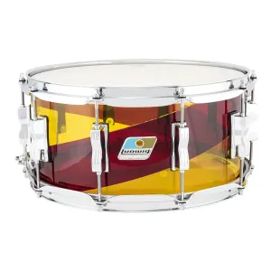 Ludwig Vistalite 50th Anniversary 6.5" x 14" Snare Drum - Red Yellow