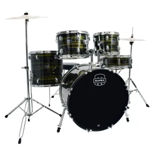 Mapex Prodigy Drum Kit Pack - Ebony Yellow Grain