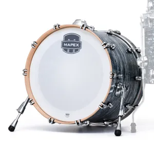 Mapex Saturn Tour 24 x 14 Bass Drum - Black Pearl