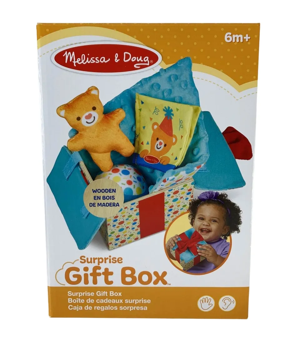 Melissa & Doug Wooden Surprise Gift Box