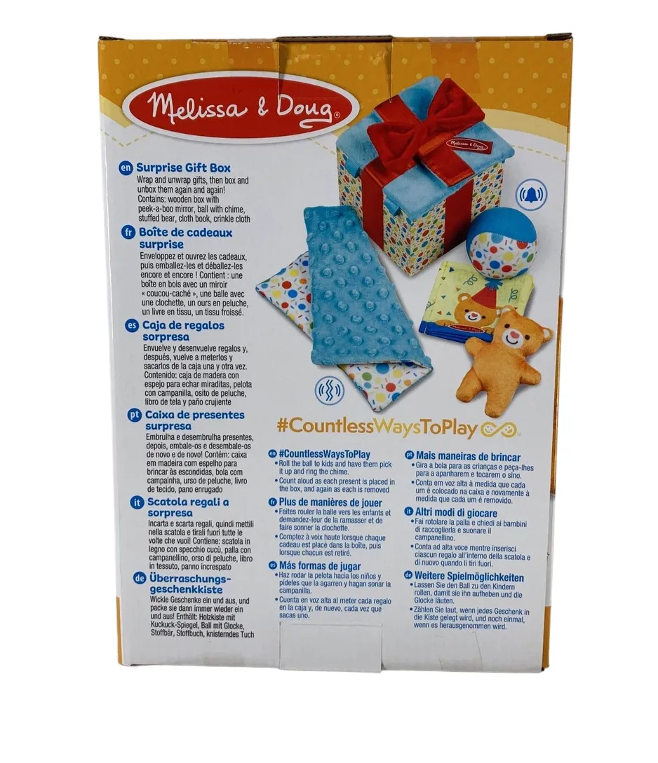 Melissa & Doug Wooden Surprise Gift Box