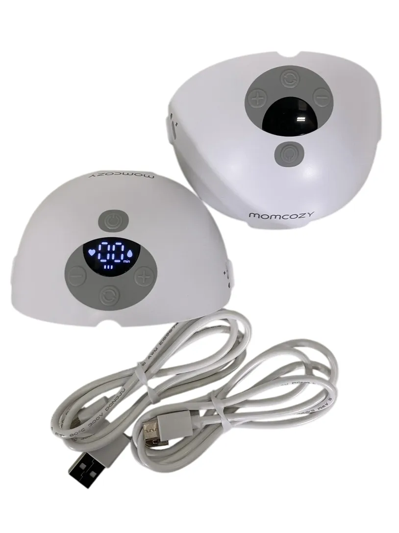 Momcozy All-in-one M5 Double Wearable Breast Pump, Quill Grey