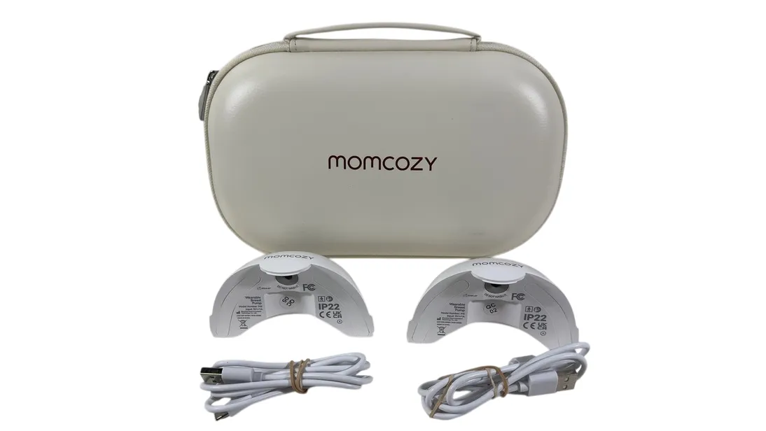 Momcozy All-in-one M5 Double Wearable Breast Pump, Quill Grey