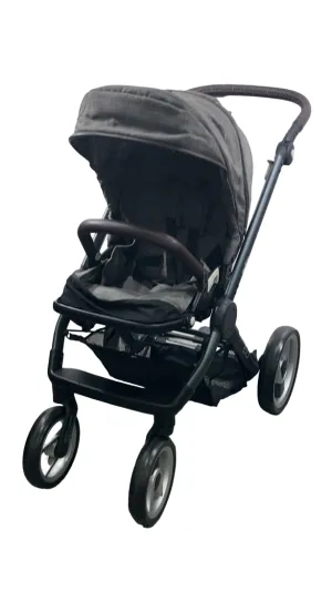 Mutsy Evo Industrial Edition Stroller, 2016, Farmer Dark Grey, Farmer Earth