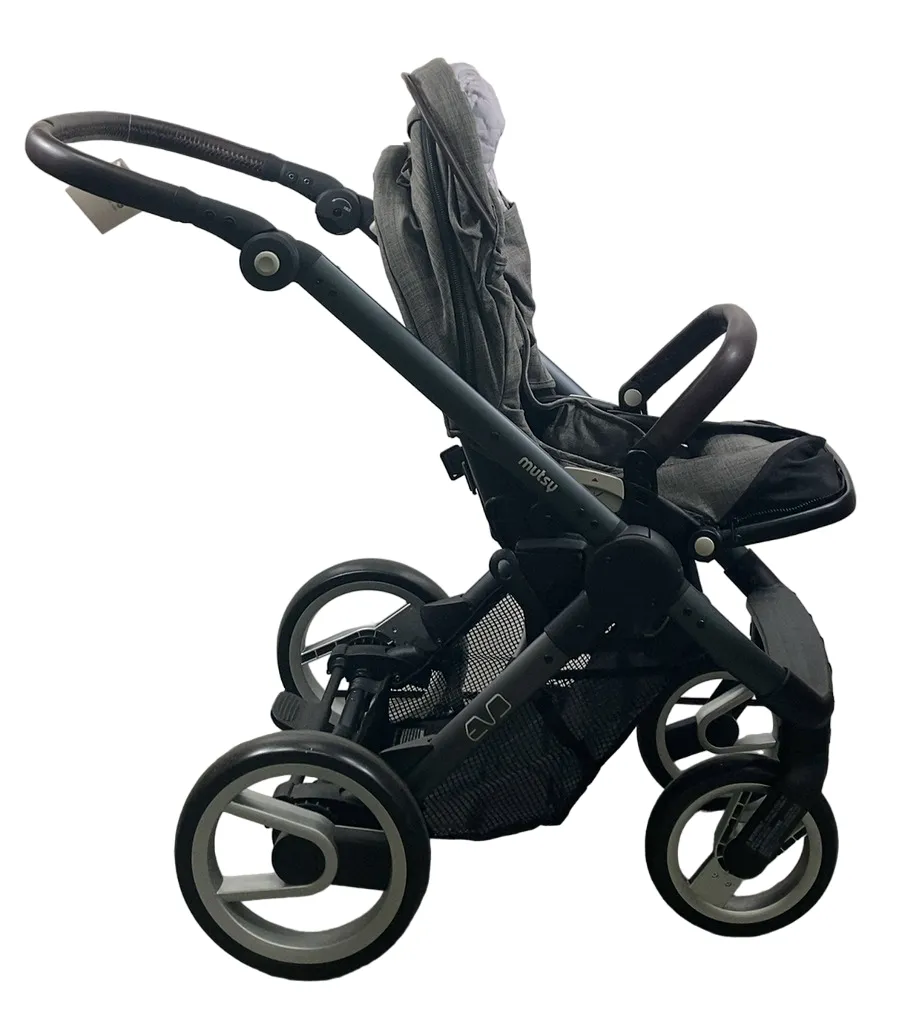 Mutsy Evo Industrial Edition Stroller, 2016, Farmer Dark Grey, Farmer Earth