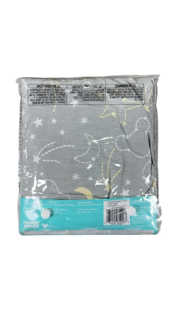 Nojo Disney Baby Fitted Crib Sheet, Mickey Mouse