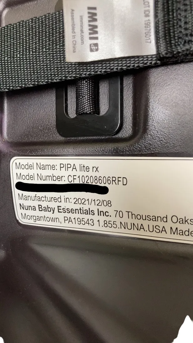 Nuna Pipa Lite RX And Pipa Relx Base, 2021, Refined