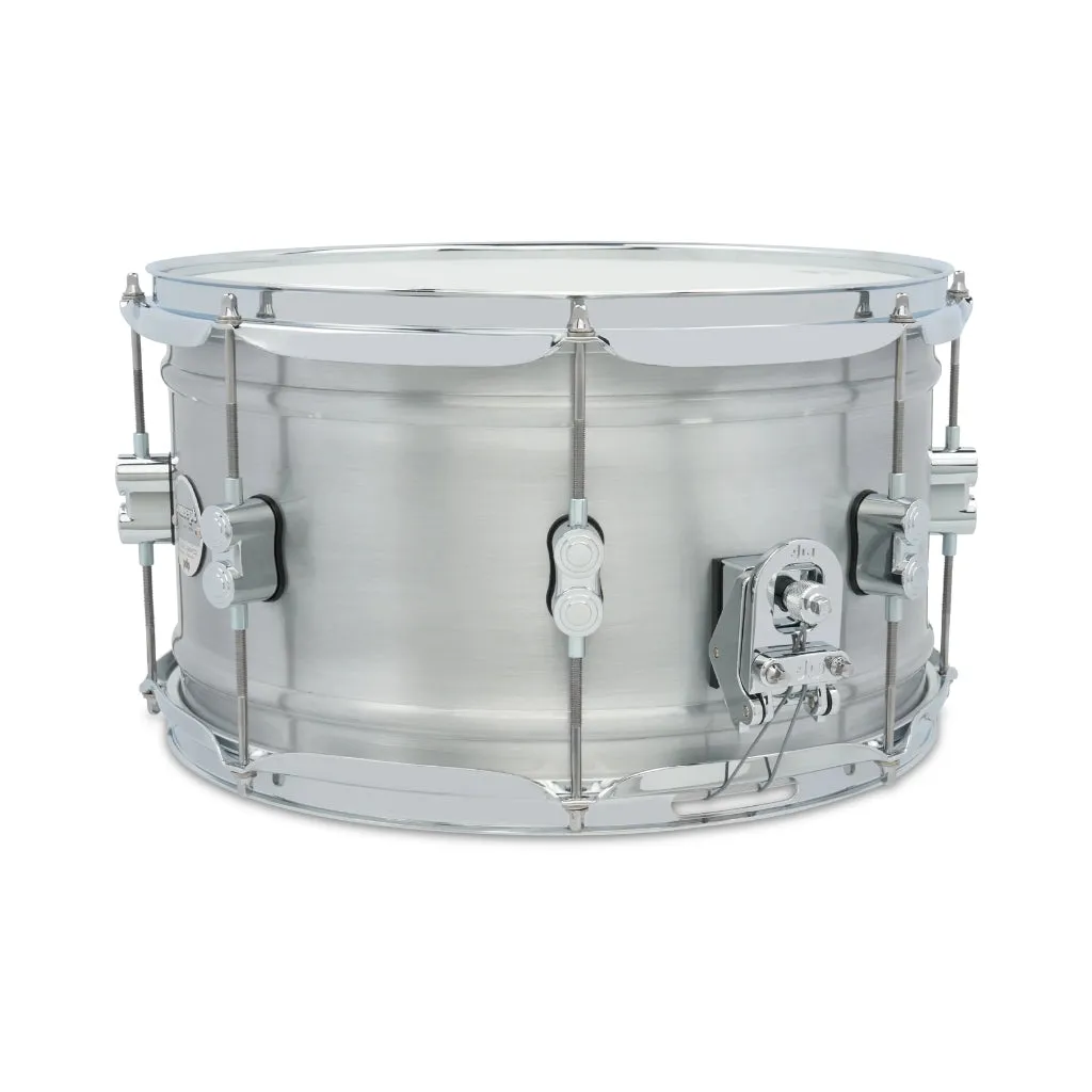 PDP Concept Aluminum 8x14-inch 1.2mm Snare Drum - Natural Satin Brushed Aluminum