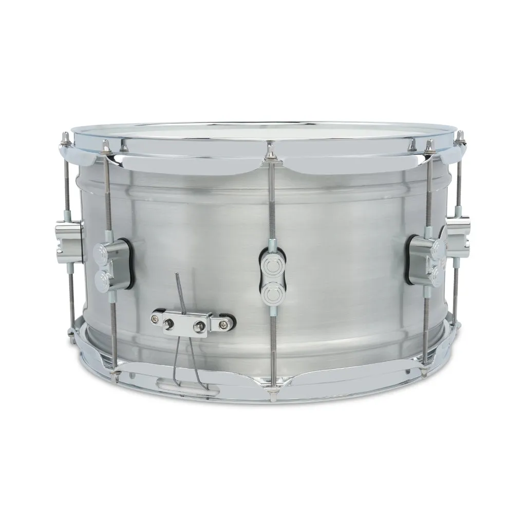 PDP Concept Aluminum 8x14-inch 1.2mm Snare Drum - Natural Satin Brushed Aluminum