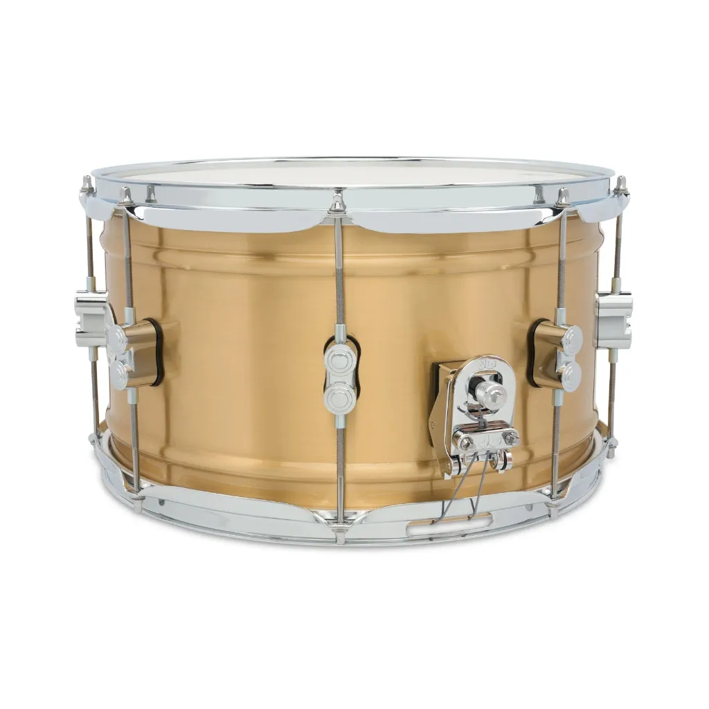 PDP Concept Brass 8x14-inch 1.2mm Snare Drum - Natural Satin Brushed Brass
