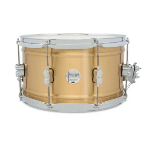 PDP Concept Brass 8x14-inch 1.2mm Snare Drum - Natural Satin Brushed Brass
