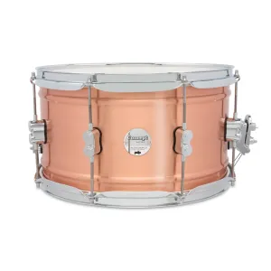 PDP Concept Brass 8x14-inch 1.2mm Snare Drum - Natural Satin Brushed Copper