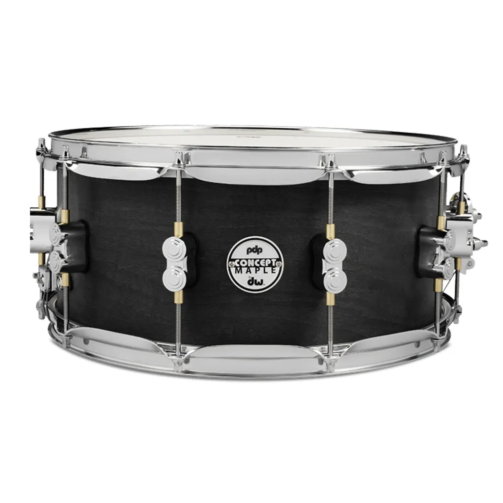 PDP Concept Maple 14"x5.5" Black Wax Snare Drum