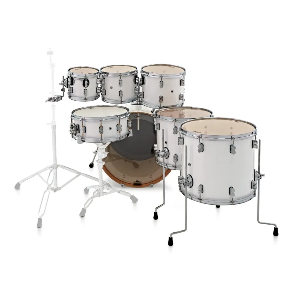 PDP Concept Maple 7-Piece Shell Pack - Pearlescent White