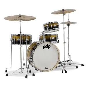 PDP Daru Jones New Yorker 4-Piece Drum Kit w/Bags & DW 6000UL Hardware Pack