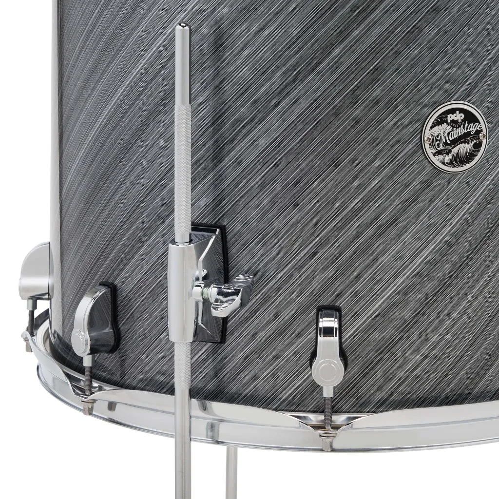 PDP Mainstage 5-Piece Complete Drum Set with Hardware and Cymbals - Twisted Graphite