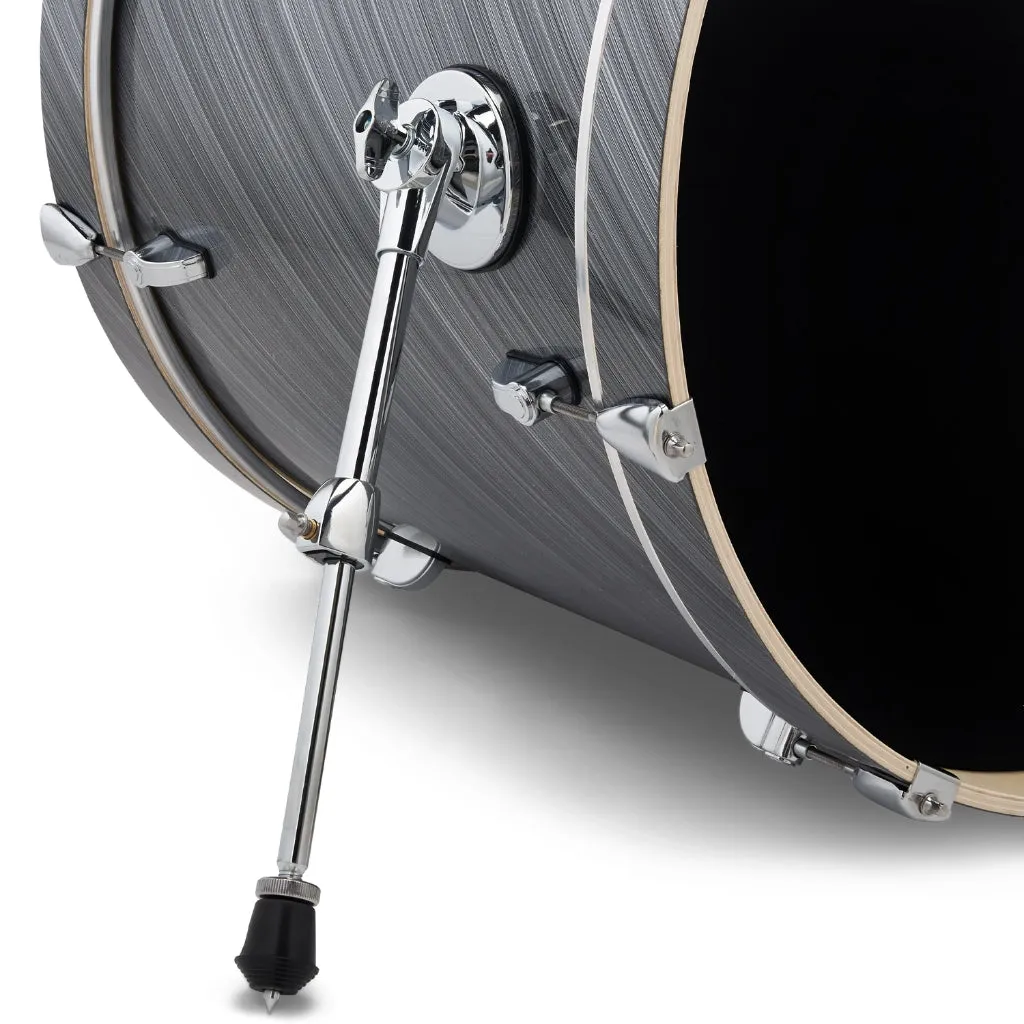 PDP Mainstage 5-Piece Complete Drum Set with Hardware and Cymbals - Twisted Graphite