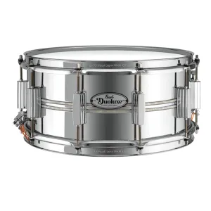 Pearl 14"x6.5" Duoluxe Chrome Over Brass Snare Drum