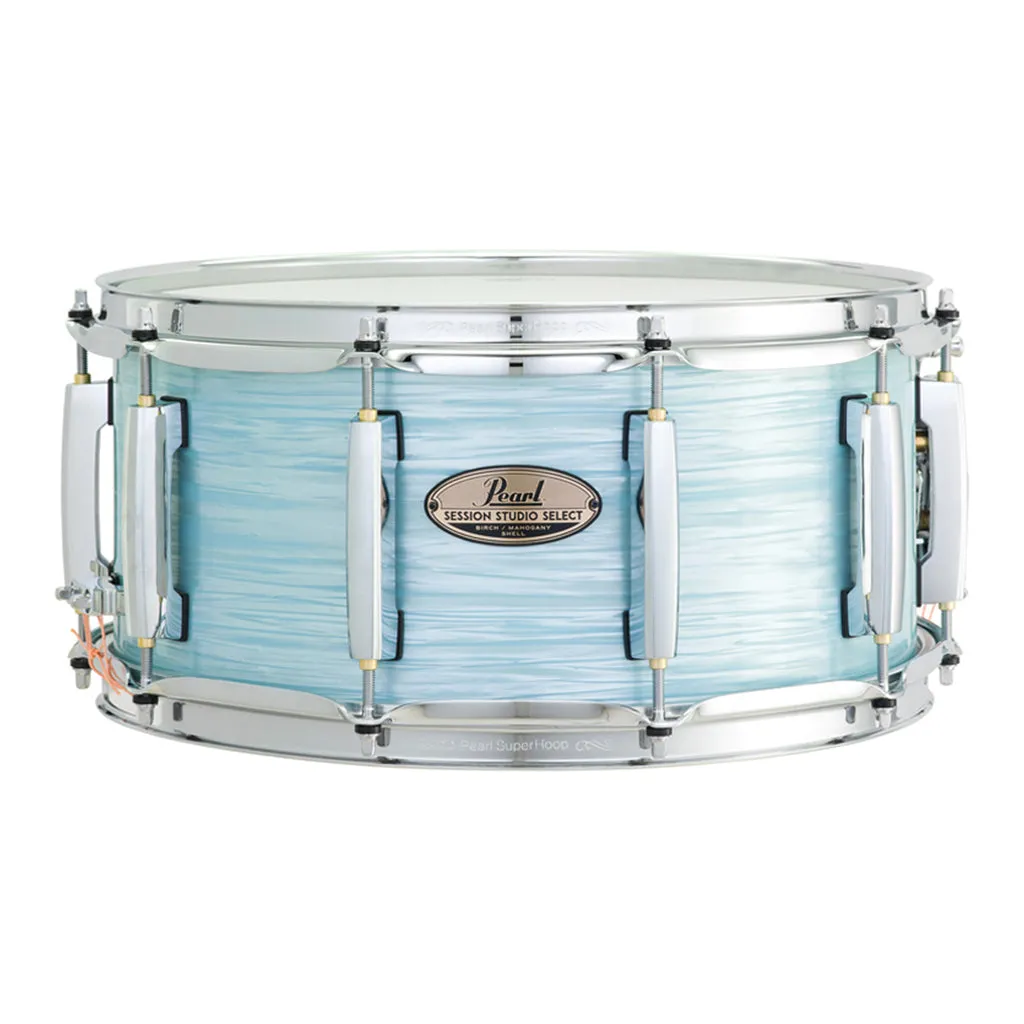 Pearl 14"x6.5" Session Studio Select Snare Drum - Ice Blue Oyster