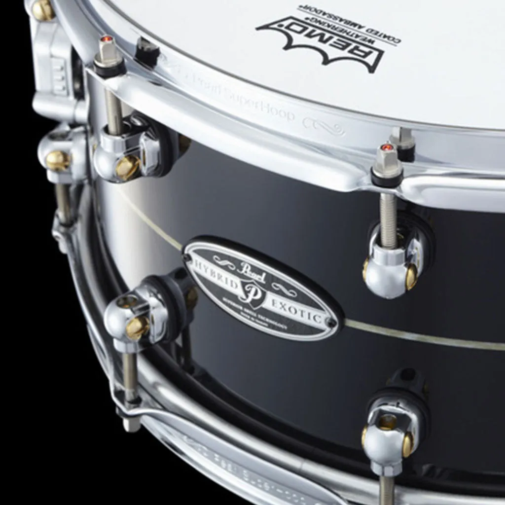 Pearl 14x 8" Hybrid Exotic Snare Drum - Kapur w/ Fibreglass inner