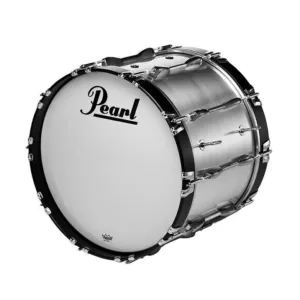 Pearl Championship Marching Bass Drum 18X14 Brushed Silver