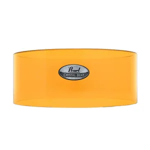 Pearl CRB Crystal Beat  14 x 5" Free Floating Snare Shell Only - Tangerine Glass
