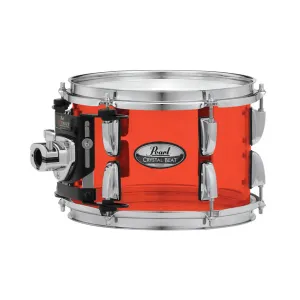 Pearl CRB Crystal Beat 8 x 7" Tom with Optimount - Ruby Red