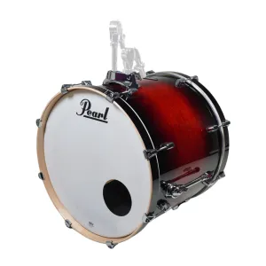 Pearl Decade Maple Bass Drum 22x18 - Gloss Deep Red Burst