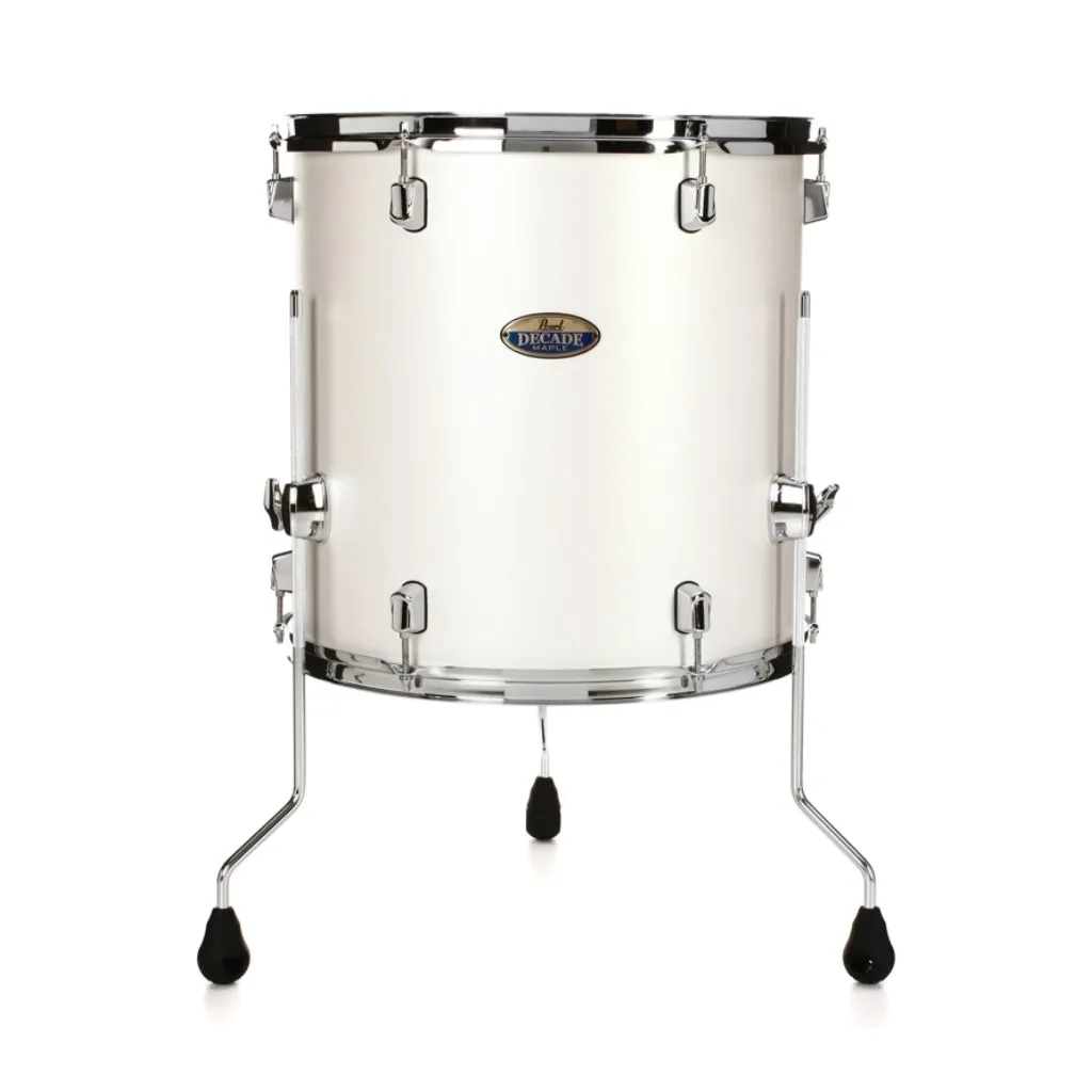 Pearl Decade Maple Floor Tom 16X16" White Satin Pearl