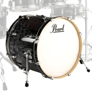 Pearl EXX Artisan 22"x16" Bass Drum  - Limited Edition Black & White Skull