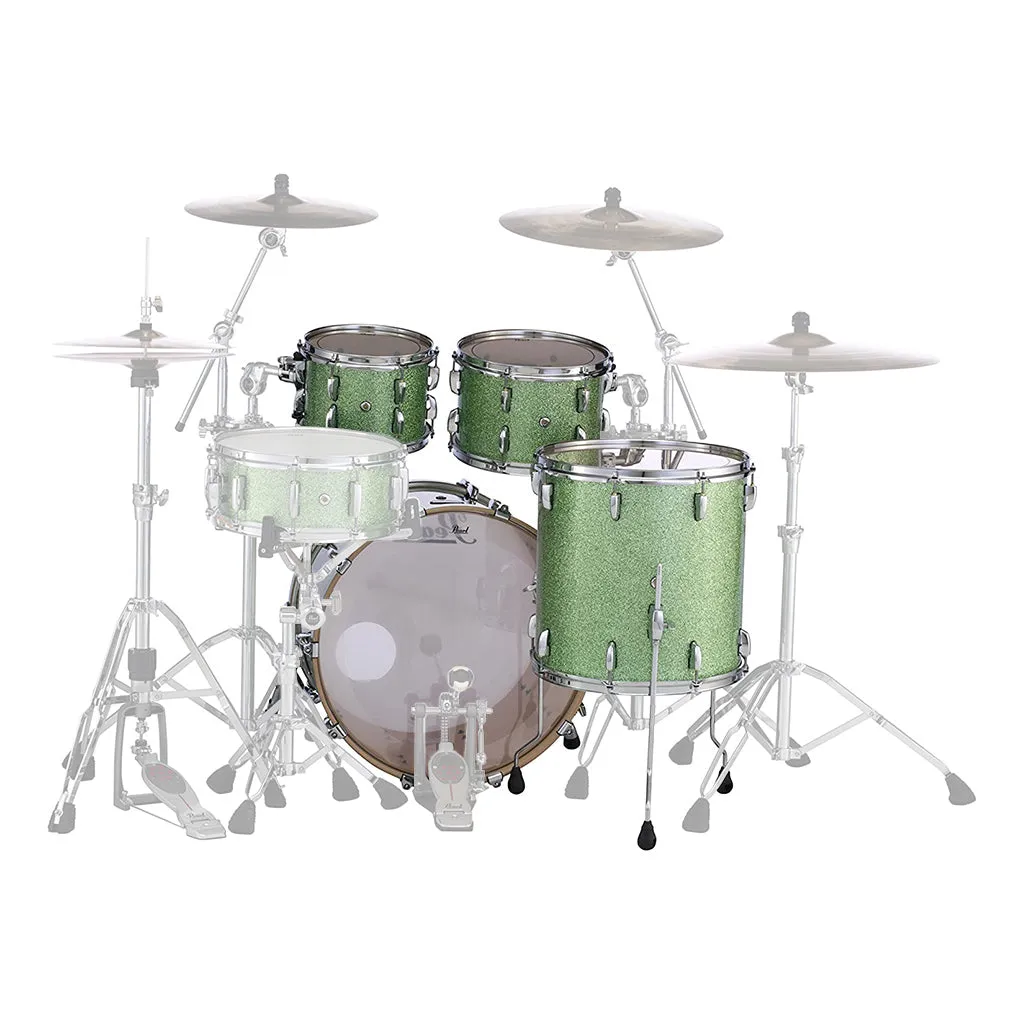 Pearl Master Maple Complete 4-Piece Shell Pack (10 x 7TT, 12 x 8TT, 16 x 16FT, 22 x 18BD) - Absinthe Sparkle