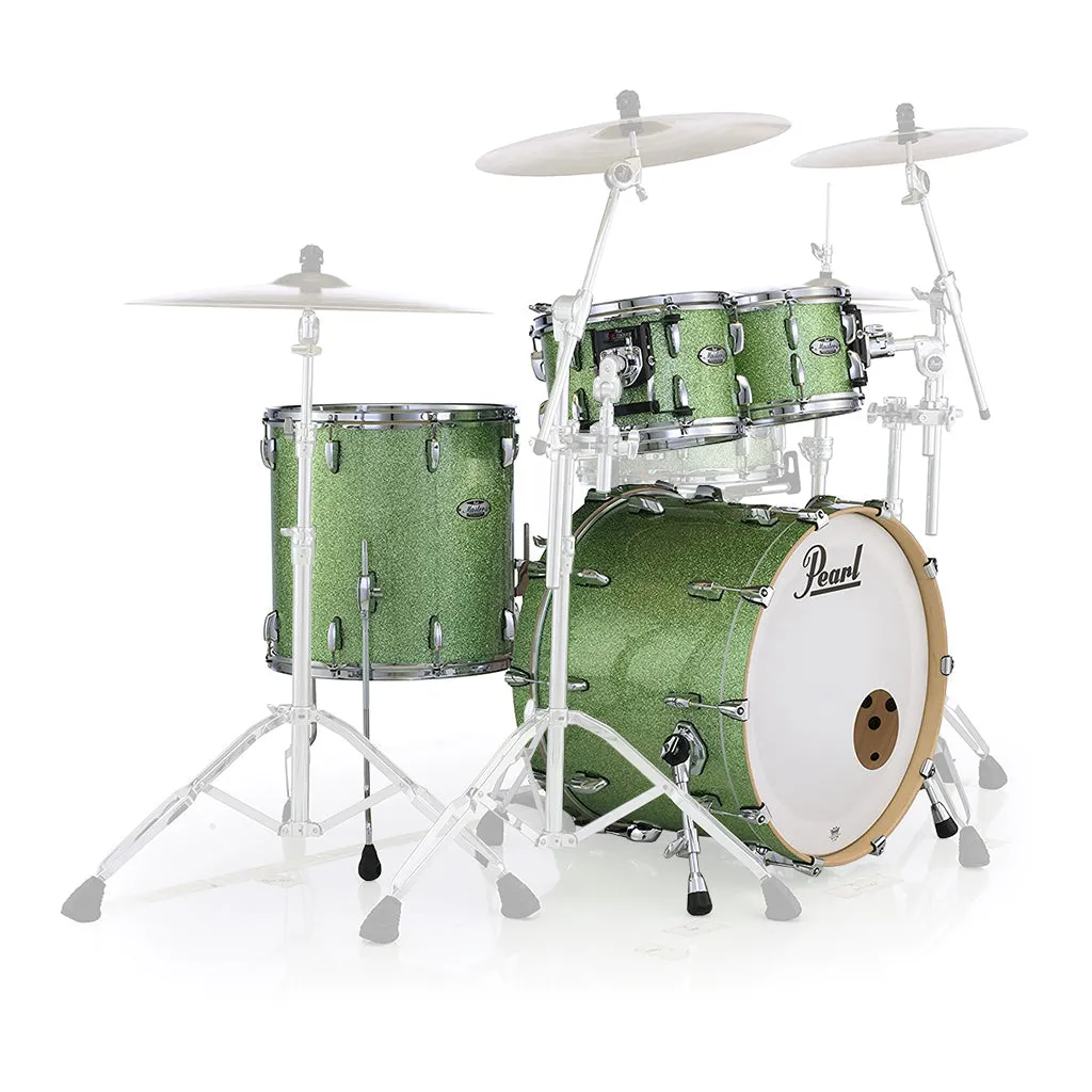 Pearl Master Maple Complete 4-Piece Shell Pack (10 x 7TT, 12 x 8TT, 16 x 16FT, 22 x 18BD) - Absinthe Sparkle