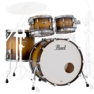 Pearl Masters Maple Pure 22" 4-Piece Shell Pack (R2 Pipe) - Matte Olive Burst