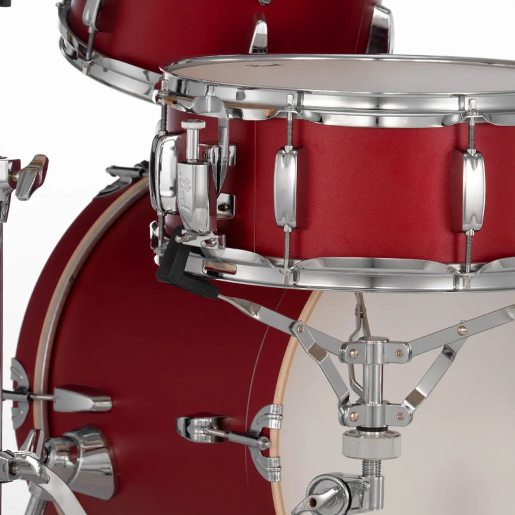 Pearl Midtown 4-pc Compact Drum Set w/Hardware - Matte Red