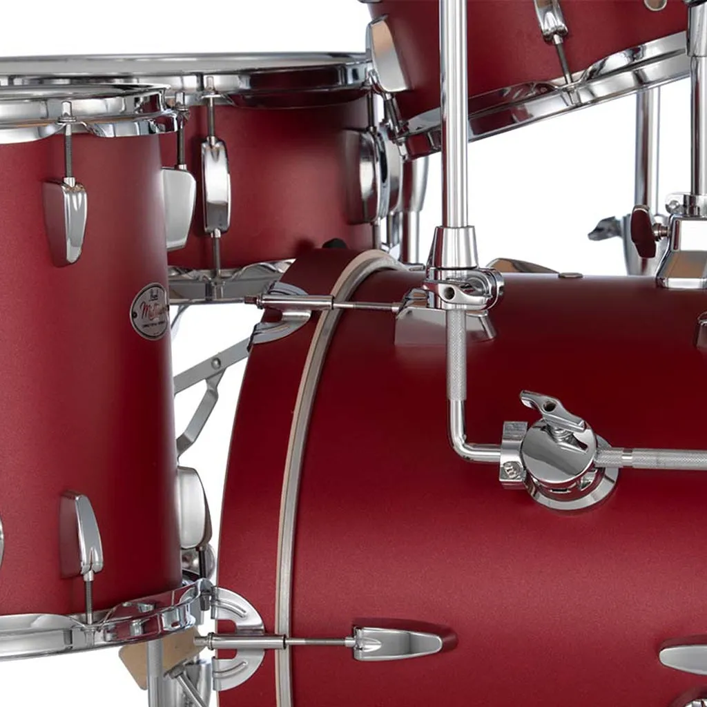 Pearl Midtown 4-pc Compact Drum Set w/Hardware - Matte Red