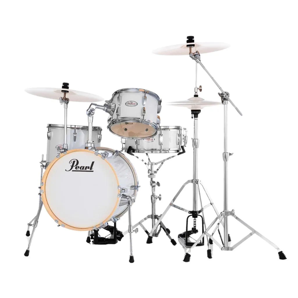 Pearl Midtown Series MT564C33 4-piece Drum Set with Hardware - Pure White