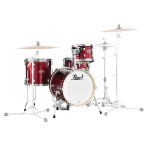 Pearl Midtown Shell Pack - 10, 13FT ,13S , 16K - Black Cherry Glitter