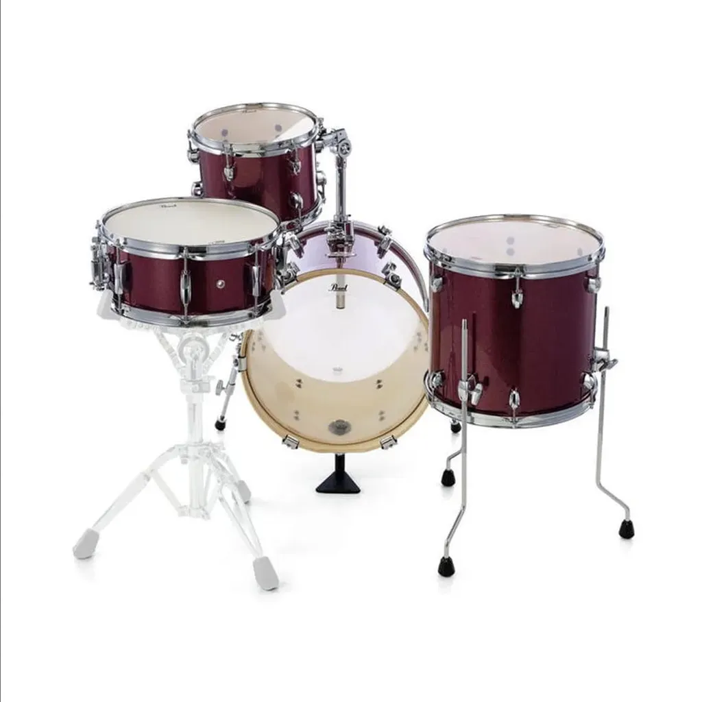 Pearl Midtown Shell Pack - 10, 13FT ,13S , 16K - Black Cherry Glitter