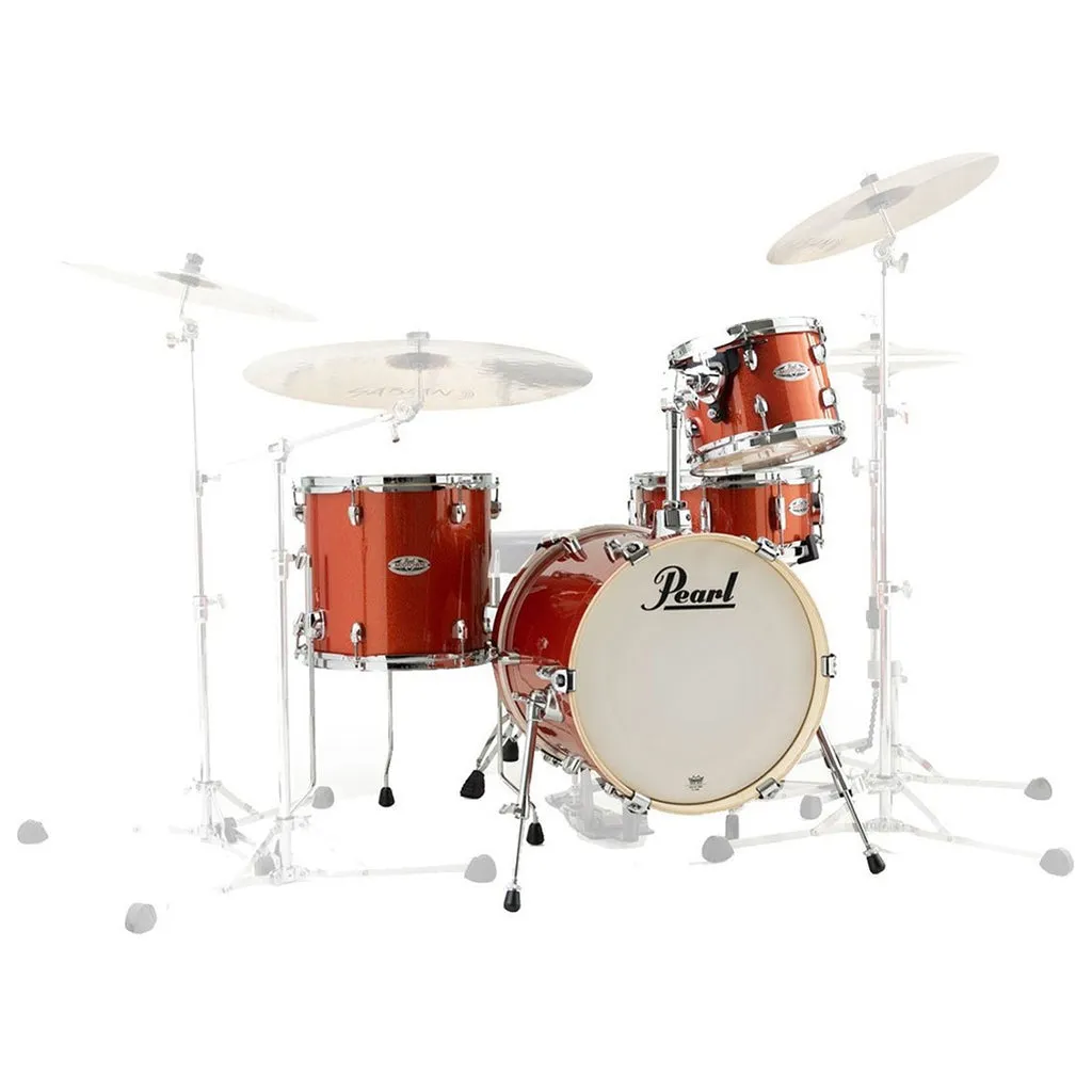 Pearl Midtown Shell Pack - 10, 13FT, 13S, 16K - Orange Crush