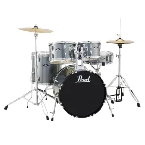 Pearl Roadshow 20" 5-Piece Fusion Kit with Hardware and Cymbals - Charcoal Metallic