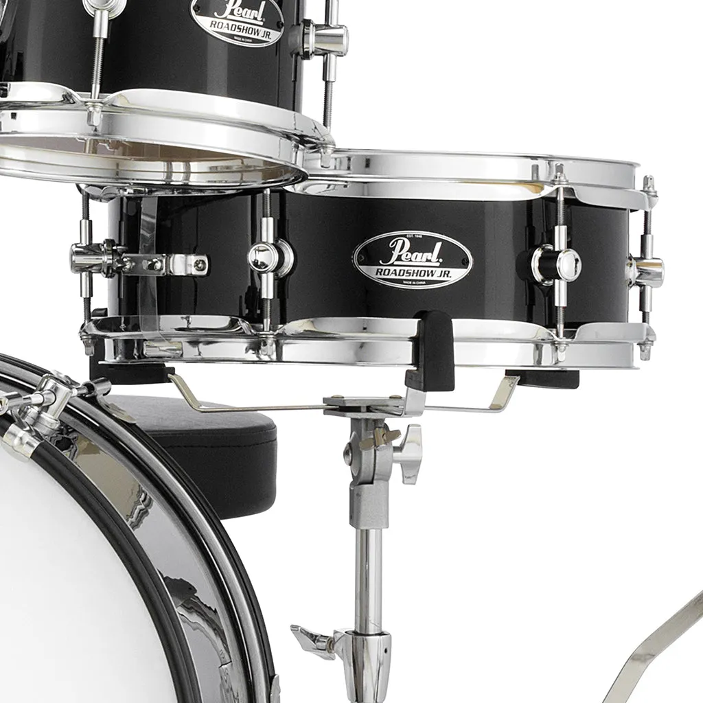 Pearl Roadshow Junior 5-Piece Drum Kit Pack with Hardware & Cymbals - Jet Black
