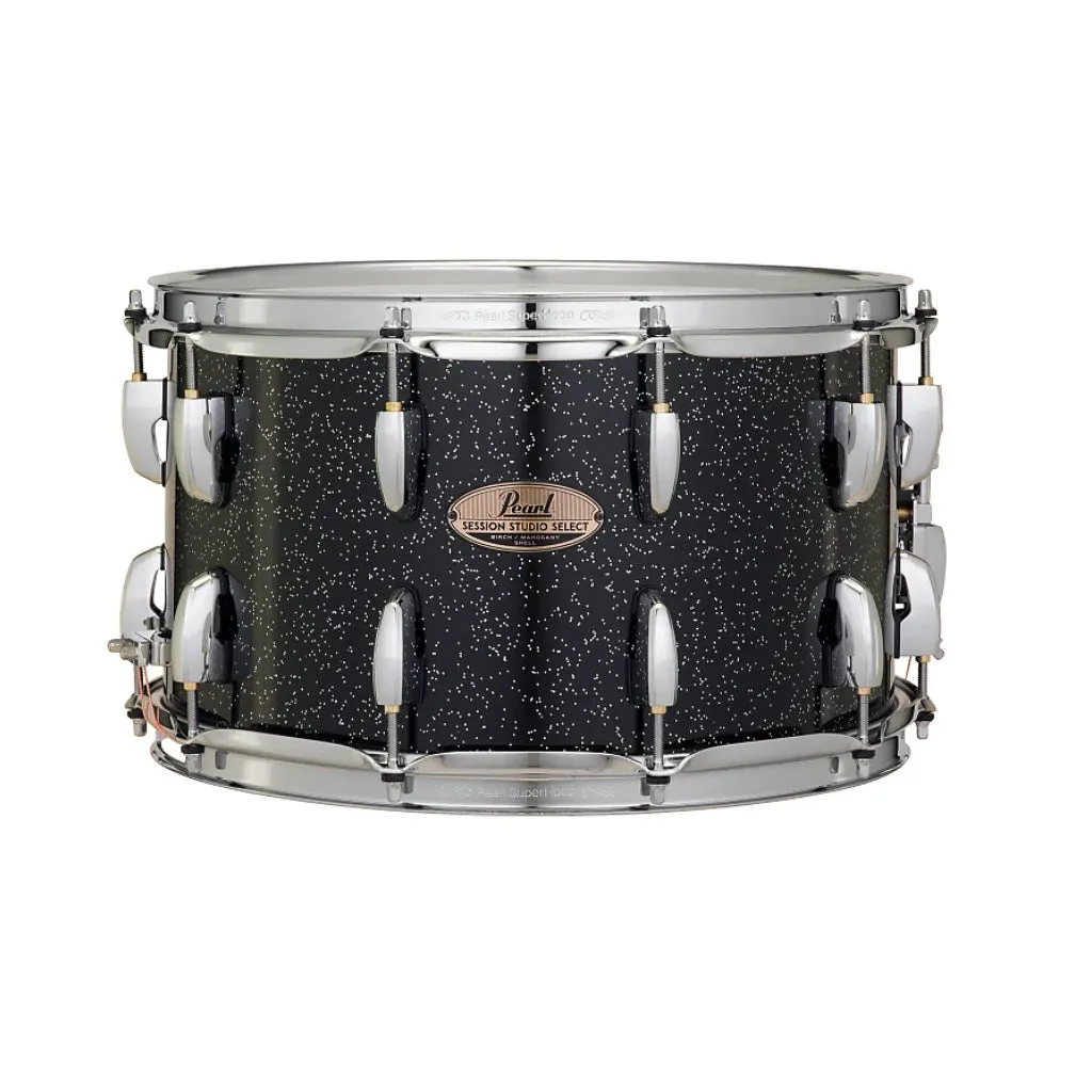 Pearl Studio Session 12X8" Add On Tom in Black Halo Glitter