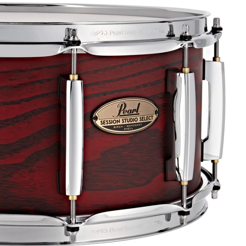 Pearl Studio Session Snare Drum 14 x 6.5 Scarlett Ash