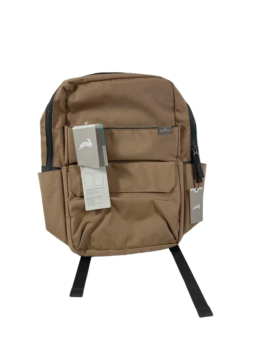 Red Rovr Roo Backpack Diaper Bag, Toffee