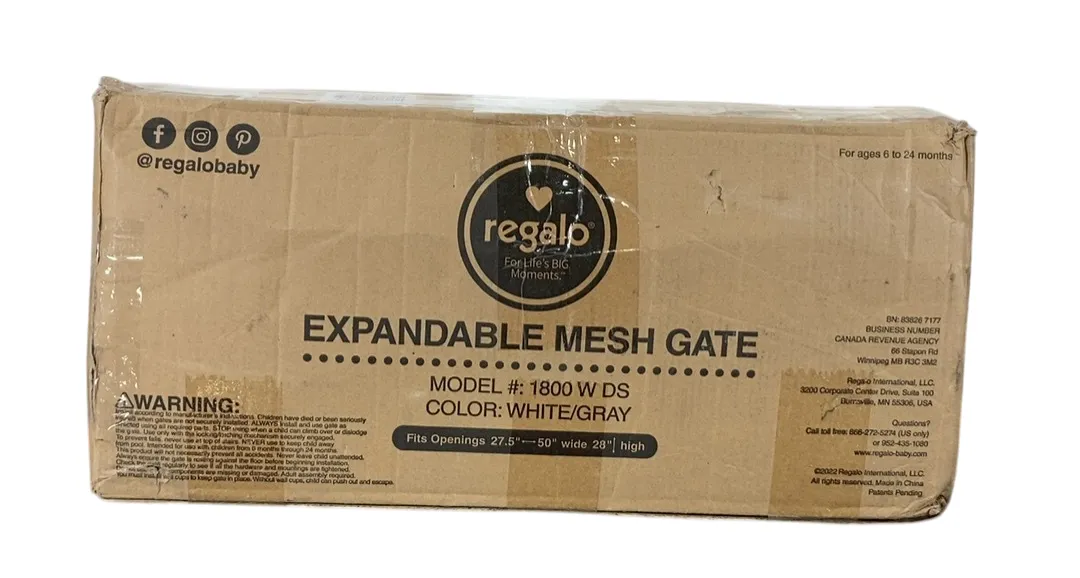 Regalo Expandable Mesh Safety Gate