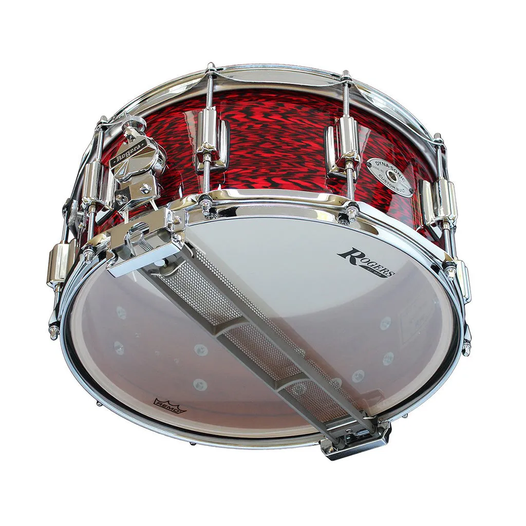 Rogers 14"x6.5" Beavertail Dyna-Sonic Snare Drum - Red Onyx