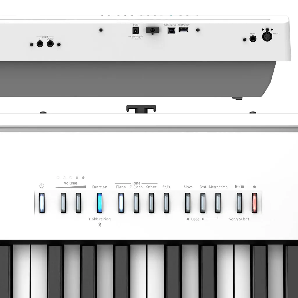 Roland FP30X Digital Piano Bundle - White