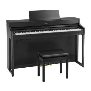 Roland HP702 Digital Piano & Stool - Charcoal