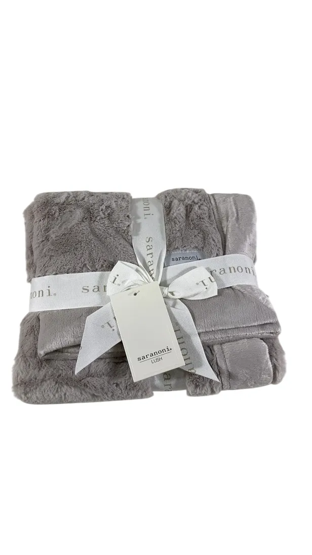 Saranoni Extra Large Lush Blanket, Feather