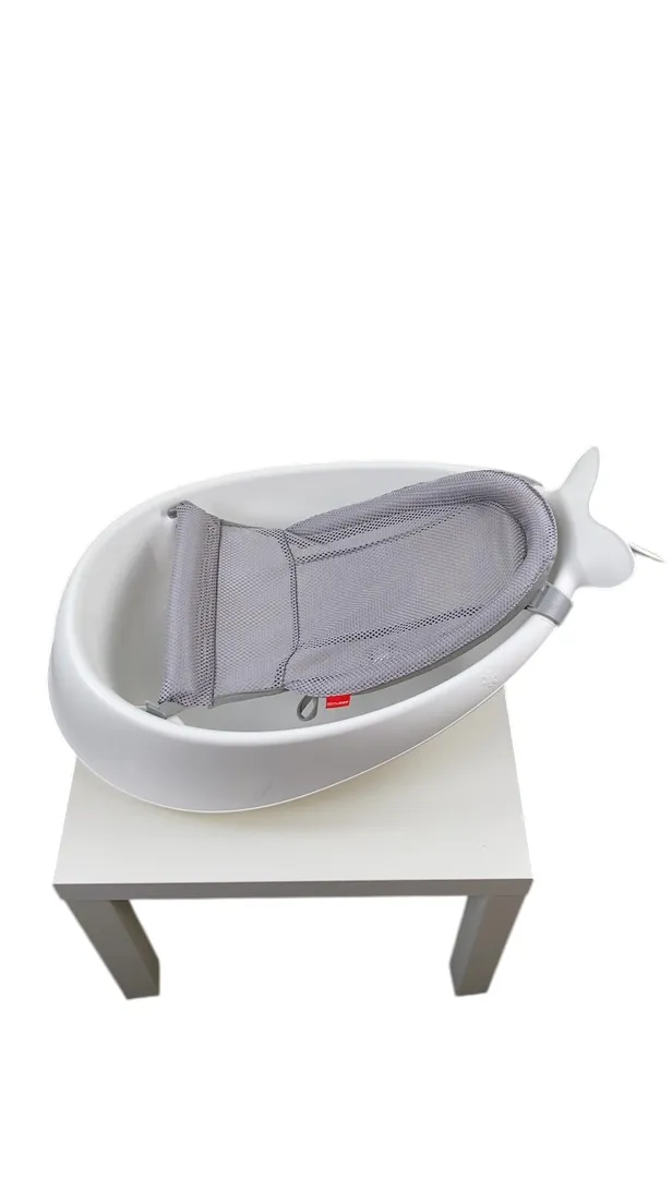Skip Hop Moby Bath Smart Sling 3-Stage Bathtub, White